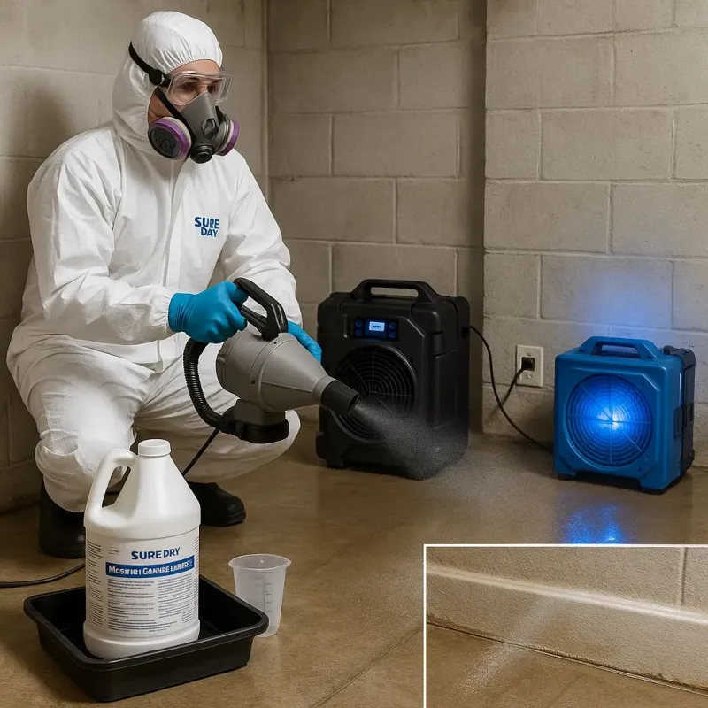 Sanitization and Odor Removal process in Bedford, VA
